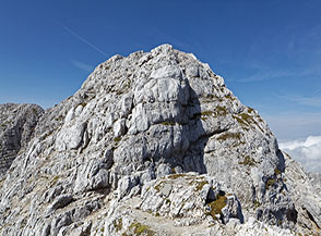 La Cresta Est del Canin verso la cima.