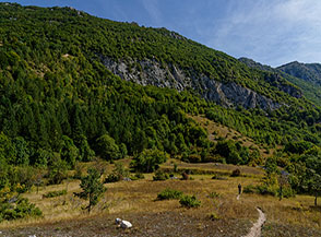 Nella Valle del Cornacchiolo alle pendici della Cresta Sud-Est di Monte Capo di Serre.