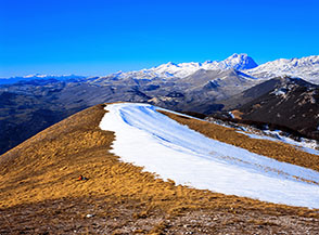 Inizio della Cresta Nord-Ovest del Monte Cappucciata.