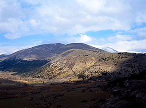 Il Monte Stabiata visto da sud.