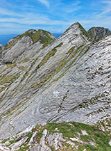 Affaccio sul Versante Ovest del Monte Cavallo.