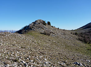 La punta di roccette di Serra la Spina.