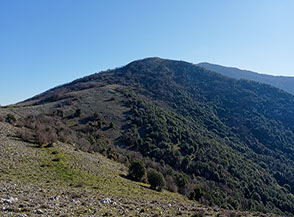 Vista su Monte Cavallo da nord.