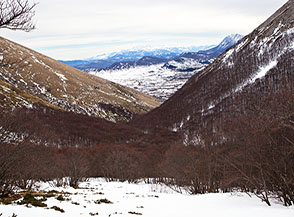 Vista sulla Valle Canavine.