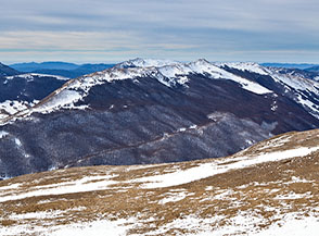 Il Monte Orsello visto dalla Cresta Nord-Ovest del Cefalone.