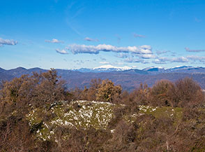 Panorama dalla cresta di Spina Santa.