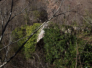 Il ponte a valle delle Gole dell&rsquo;Obito.