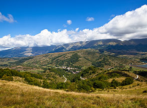 Poggio Cancelli visto da Monte Civitella.