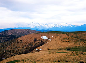 I monti della Catena Occidentale del Gran Sasso visti dal Civitella.