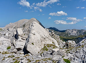 Scorcio lungo la cresta de le Renare.