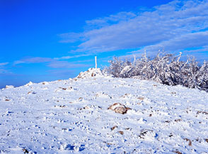 La cima di Monte Fa&igrave;to.