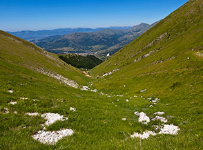 Affaccio sull&rsquo;Alta Valle Fredda.