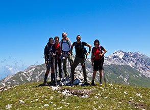 Foto di gruppo sul Monte della Scindarella.