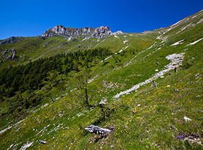 Vista sull&rsquo;Alta Valle della Portella.