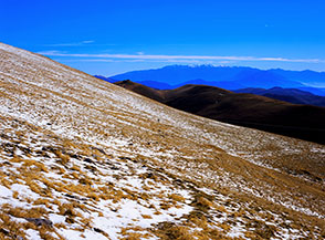 Sui pendii del fianco meridionale del Monte della Scindarella.