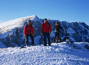 Sulla cima di Monte di Canale.