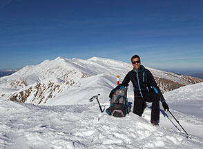 &ldquo;Edo on the top&ldquo; (cima di Monte di Mezzo).