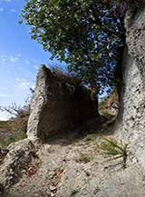 Scorcio della tagliata di Bocca di Serra.