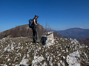Sulla cima del Monte Filone.