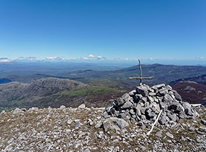 L&rsquo;ometto in cima al Monte Grattaculo.