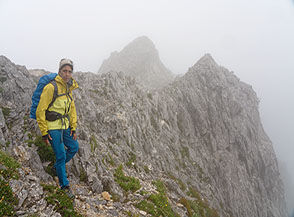 Lungo la Cresta Sud-Est de la Forbice.