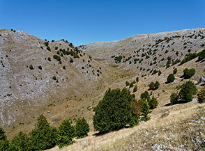 Affaccio sul Vallone dei Puzzilli.