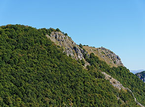 Monte della Revecena versante occidentale.