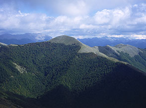 Il Monte Schiena Cavallo visto dal Marcolano.