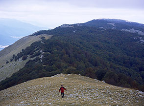Sulla cresta per Monte Prato Maiuri.