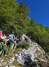 Lungo il Sentiero degli Alpini al Monte Marrone.
