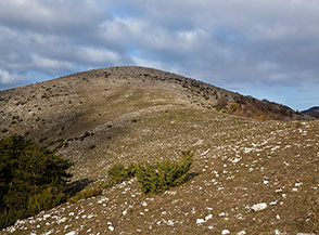 Sul filo di cresta verso Monte Menicoccio.
