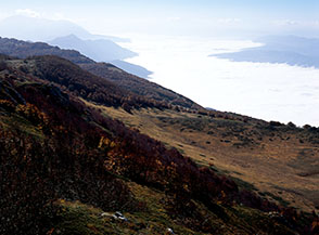 Da Capo di Serre vista a sud verso Popoli.