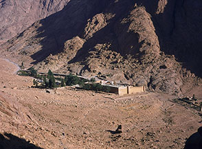 Il Monastero di Santa Caterina nella Valle dell&rsquo;Oreb (Monti Sinai).