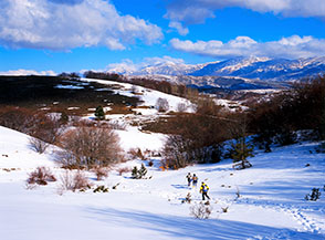 Calando verso Prato Grande.