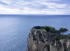 Il promontorio del Monte Orlando, balcone sul mare di Gaeta.