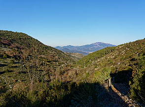 Vista d&rsquo;insieme di Valle Caravigli.