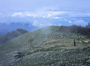 Inizio della Cresta di Serra Capriola.