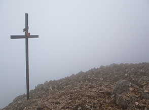 La croce del Monte Pizzone.