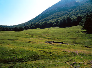 Il fontanile e lo stupendo Piano di Gaudolino.