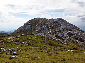 Vista su Cima Selva di Rota.