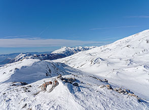 In vetta a Cima Costone di Valle Faito.