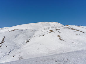 Il Versante Sud del Costone di Valle Faito ripreso dall&rsquo;Accio della Punta.