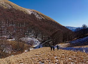 Verso il fosso centrale de la Bandita.