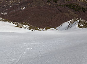 Affaccio sulla Rampa dei Ginepri (Monte Rotondo).