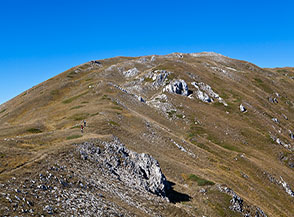 La Cresta di Rotigliano sale verso il Monte San Franco.
