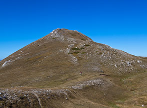Il Monte San Franco visto dalla Cresta di Rotigliano o Cresta Est.