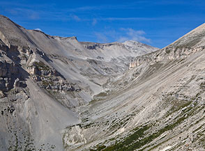 Affaccio sulla Valle Cannella.
