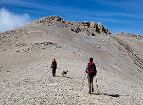 Ultimo tratto della Cresta Sud-Est del Sant&rsquo;Angelo in vista della cima.
