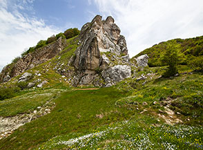 Paesaggio da favola allo Spigolo Sud di Pietra Cernaia.