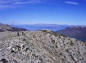 In cima a Balzo di Ciotto.